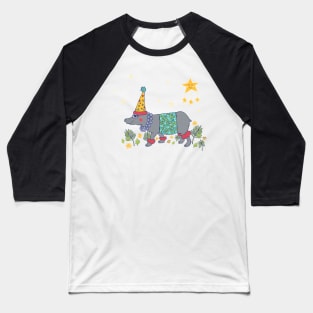 Party Hippo Baseball T-Shirt